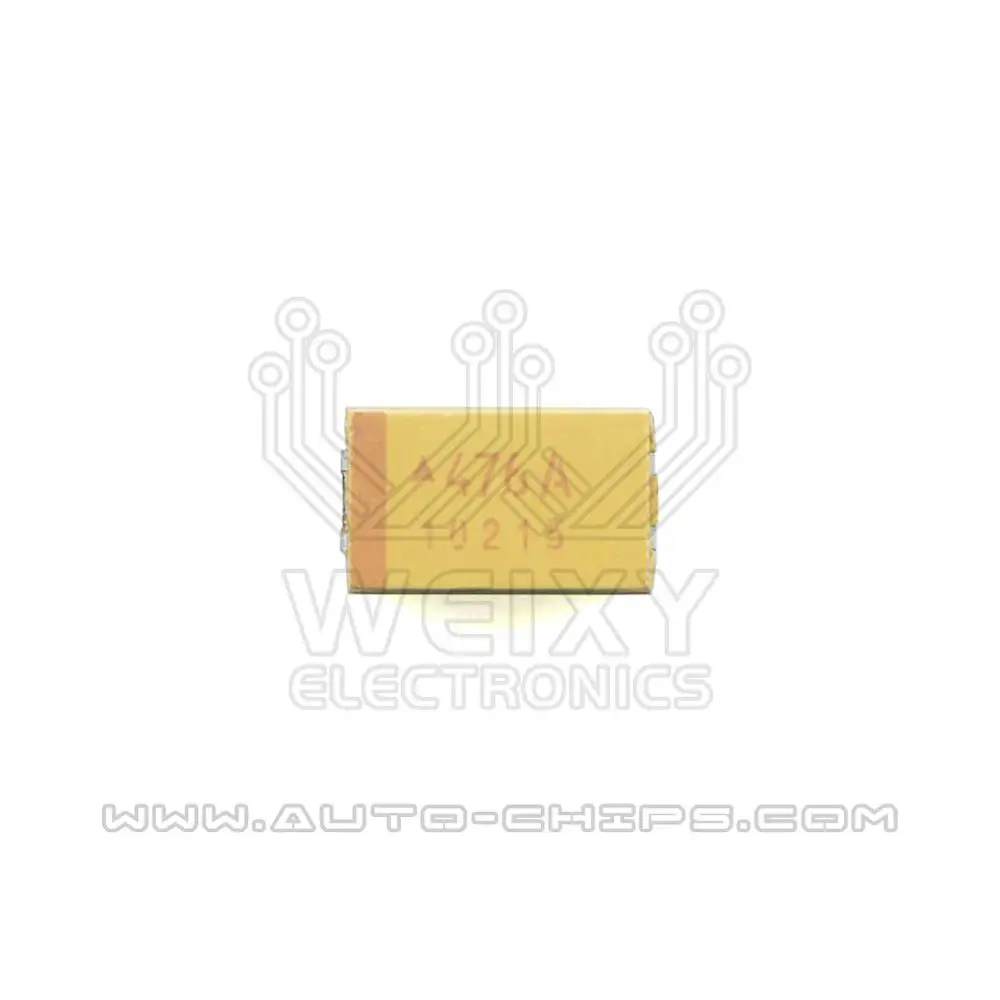476A 476 10V конденсатор с алюминиевой крышкой, использовать для автотранспорта