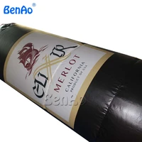 AC077 165 5m Inflatable Digital Print Bottle  Customize red Wine Bottle  Blower  Repair Kits Factory price