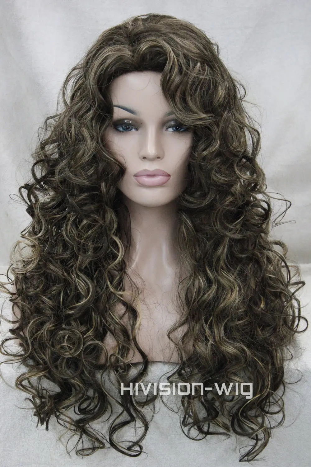 ГОРЯЧАЯ Бесплатная Доставка&gt&gt&gt Мода Средний Коричневый Белый Mix Длинные