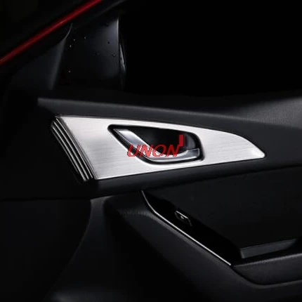 Подходит для Mazda 3 AXELA M3 2017 крышки автомобильных ручек дверей аксессуары украшения