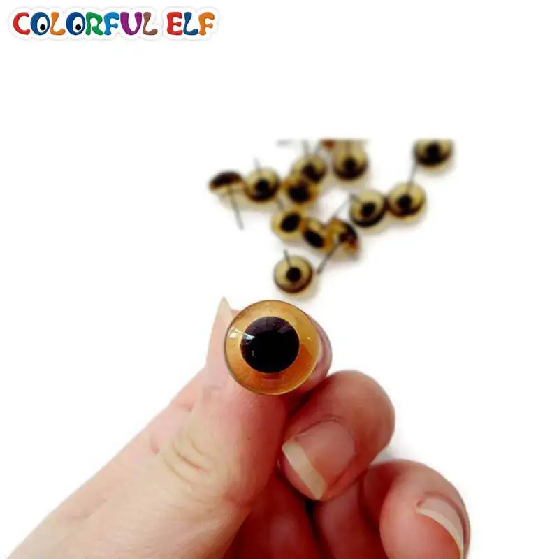 Бесплатная доставка стеклянный коричневого цвета глаза 100ps 3 мм 12 Оптовые