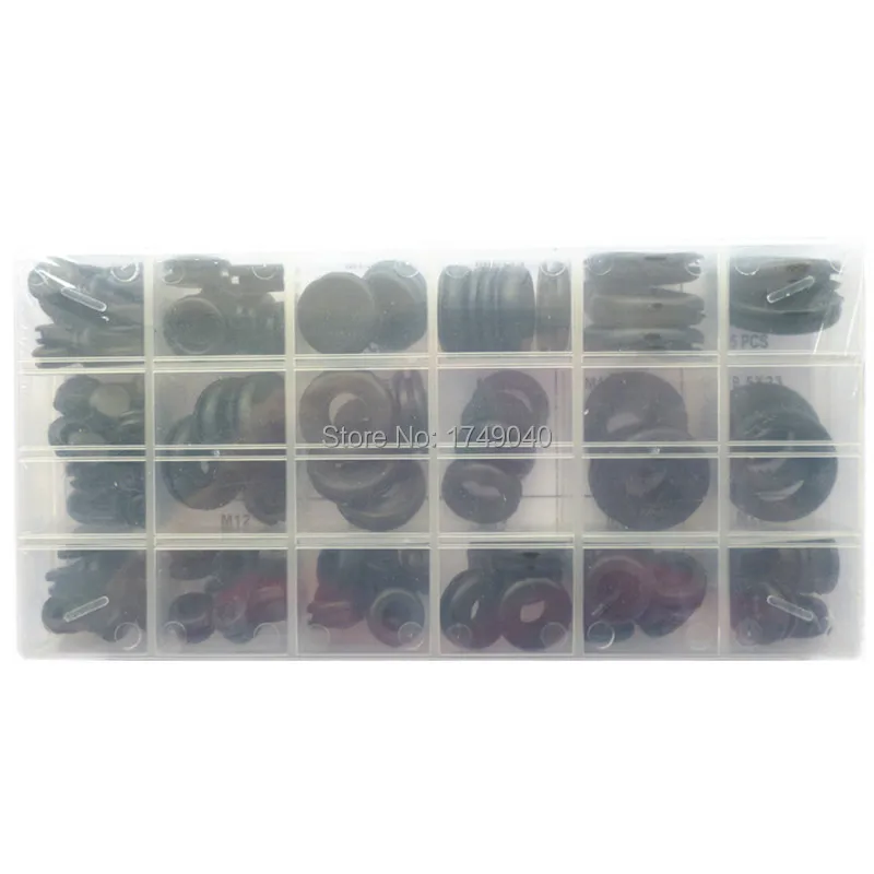 125 шт черные резиновые втулки Электрический провод втулка ассортимент проводки