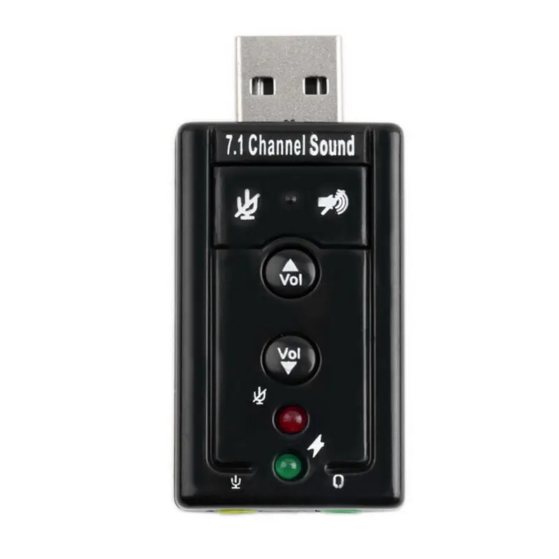 USB 2 0 3D виртуальный ключ внешний 7 1 канальный аудио адаптер для звуковой карты Windows