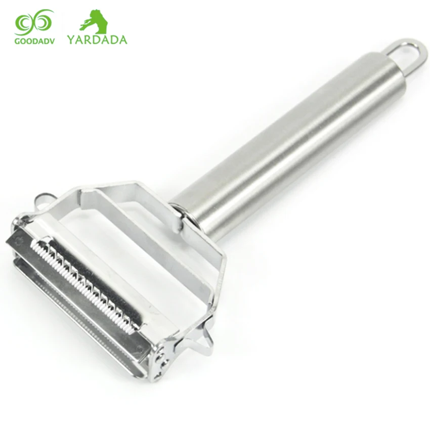 Нержавеющая Сталь Жульен Овощечистка Фруктов Растительные Шредер Тесак Двойной