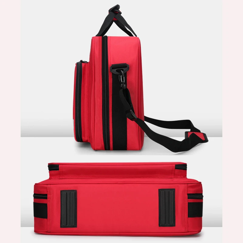 

Large Size Empty First Aid Bag Medical Medical Doctor Outdoor Visit Bag First Aid Emergency Equipment Stoage