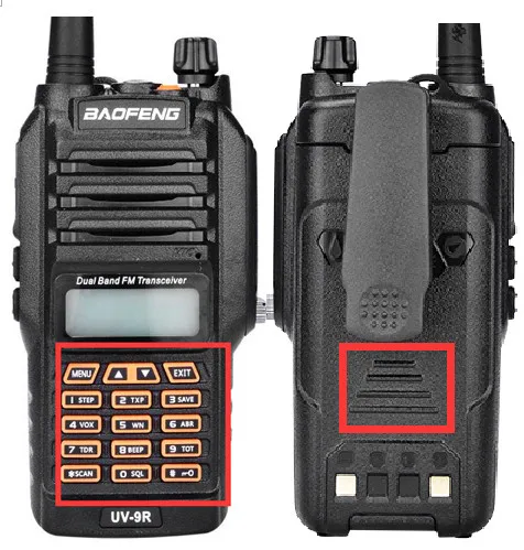 UV-9R аккумулятор 2200 мАч Baofeng водонепроницаемый Walkie Talkie UV-9R Baofeng 8 Вт Ham Радио UV 9R батарея Baofeng