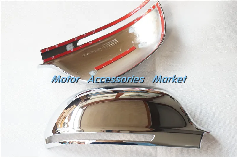 New Chrome Rearview Door Mirror Cover Trim For Audi Q3 2013 2014 2015 2016 2017 | Chromium Styling