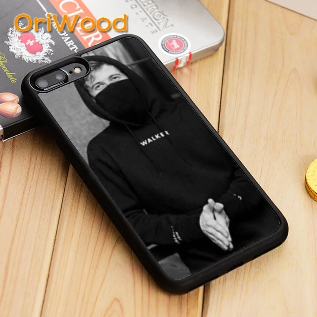 Блекший чехол OriWood Alan Walker DJ для iPhone 5 6 s 7 8 plus X XR XS 11 12 pro max Samsung Galaxy S6 S7 S8 S9 S10