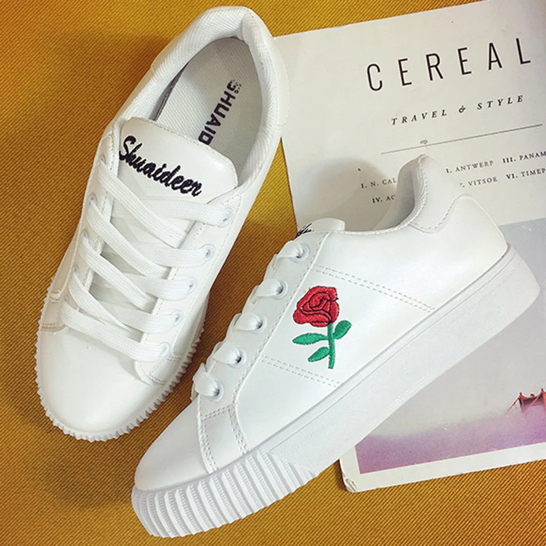 2017 Новый Кожаный Женская Обувь Повседневная Кожаная Для Женщин Плоские Туфли