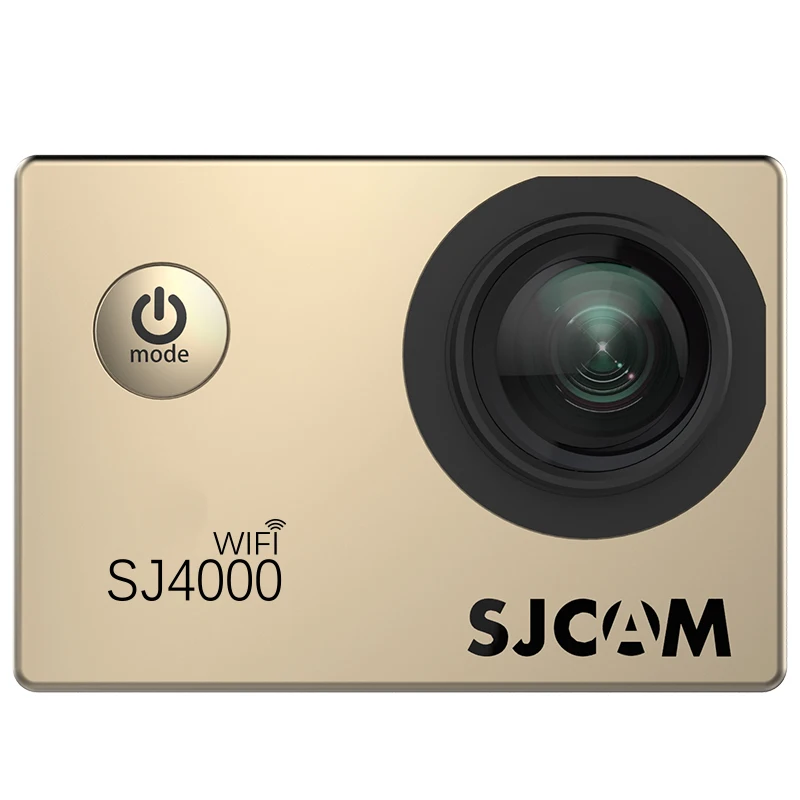 Золотой Оригинальная Экшн-камера SJCAM SJ4000 с Wi-Fi, 2,0 дюймов, Спортивная DV с ЖК-экраном, 1080 P, HD, для дайвинга, 30 м, водонепроницаемая, мини, Автомобильный регистратор DVR - Цвет: Золотой