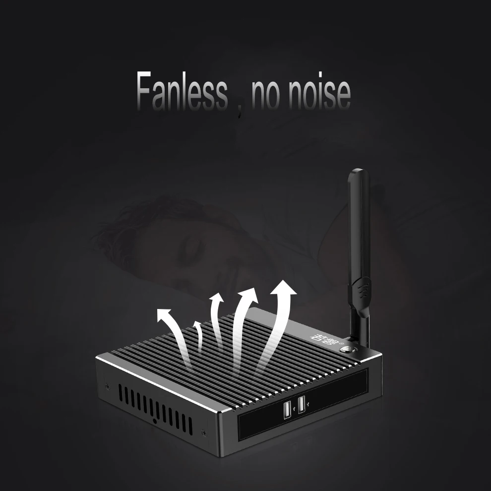 Карманный мини ПК Intel без вентилятора Windows 10 WIFI HDMI маленький настольный компьютер