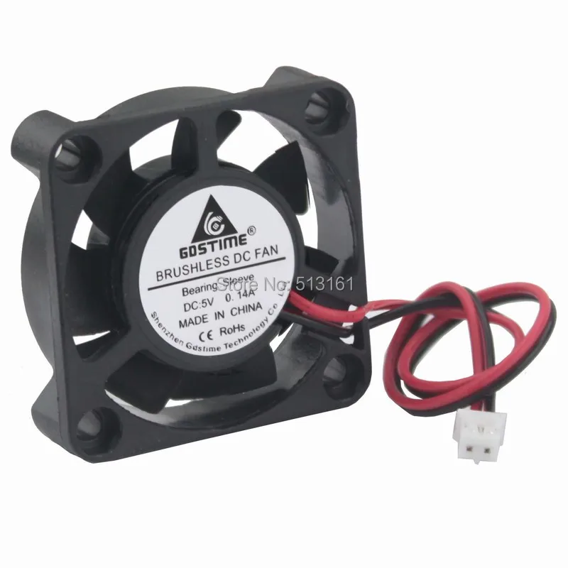 

500pcs/lot Gdstime 4010S 5v 7 Blades 40mm 4cm 2Pin PH2.0 Cooling Fan 40x40x10mm