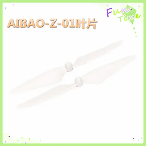 8 шт. Оригинальные запасные белые Лопасти пропеллера Walkera AIBAO CW & CCW Z 01 Бесплатная