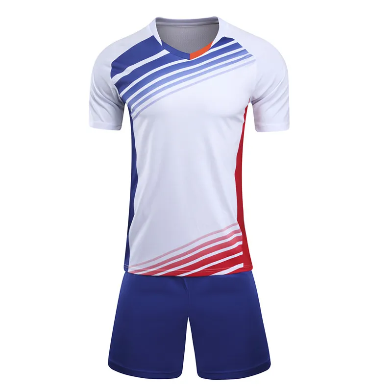 S30 White Для мужчин Futeboll майки комплект Молодежная детская команда тренировочный костюм для футбола костюм Maillot De Foot Футбол Форма - Цвет: S30 White