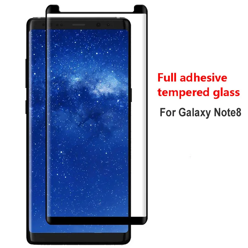 GXE чехол Дружественный полный Клей закаленное стекло для Samsung Galaxy Note 8 S8 + Plus 3D