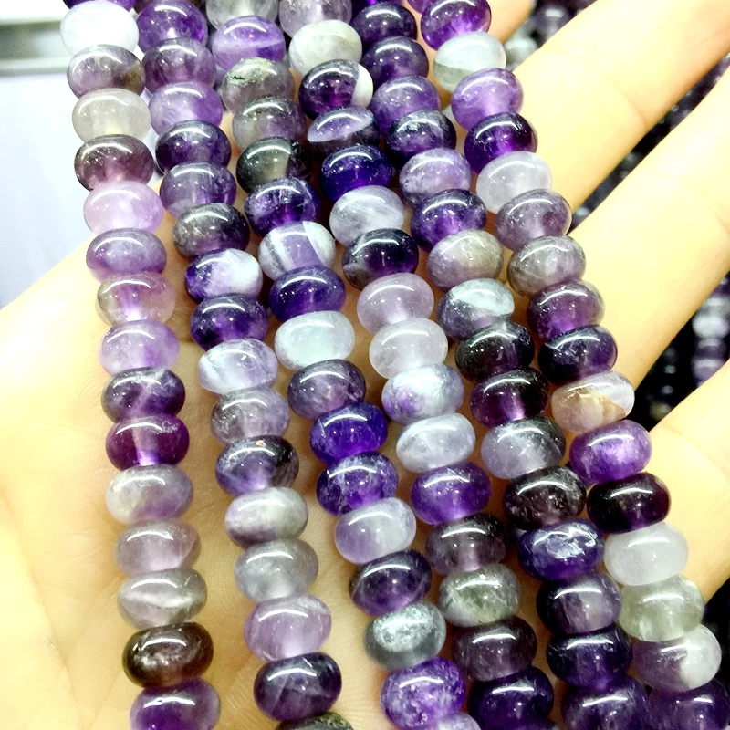 9 Colors Fashion Natural Stone Beads Rondelle Wheel 8 mm Round Abacus DIY Jewelry Making Labradorite Rhodonite Jaspers etc | Украшения и