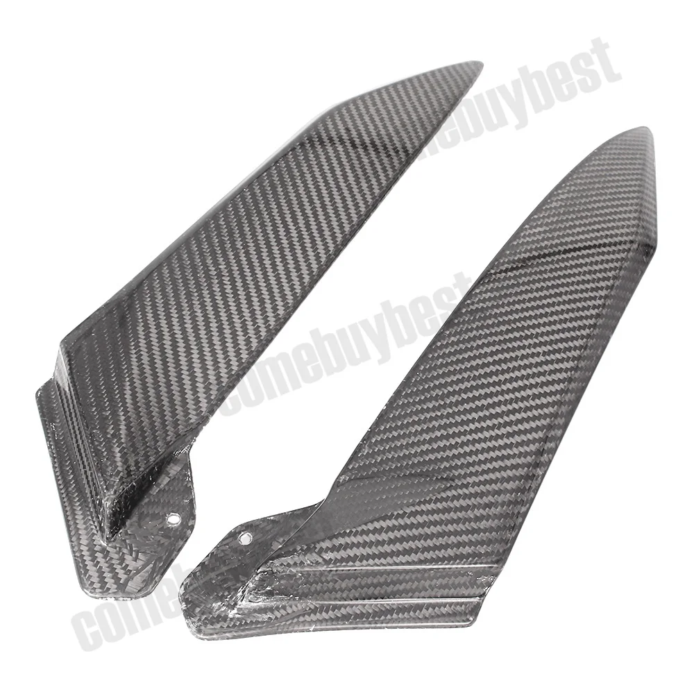 

2 шт., боковые обтекатели для бака из углеродного волокна для Yamaha YZF R1 2002 2003, высокое качество