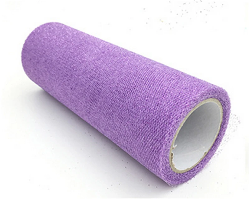 light purple 10 ярдов 15 см блестящая фатиновая юбка-пачка в рулонах, блестящая фатиновая юбка-пачка с блестками для вечеринки или свадьбы из органзы - Цвет: light purple