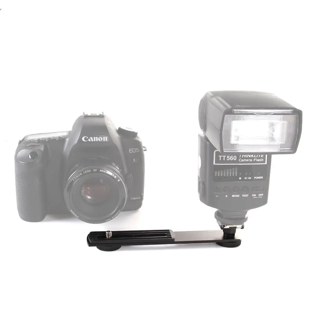 Металлический держатель для вспышки Speedlite камеры Canon Nikon Sony DSLR|bracket led|holder weddingbracket