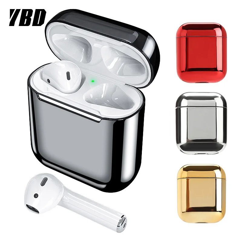 YBD Роскошный чехол для ПК AirPods 1 2 защитный Apple Airpods Air Pods Coque Funda Airpod аксессуары на