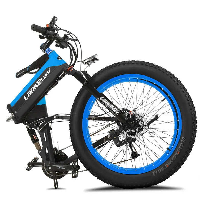 Lankeleisi XT750Plus Электрический велосипед супер мощность 1000 Вт Fat Tire 48 12.8A литиевая