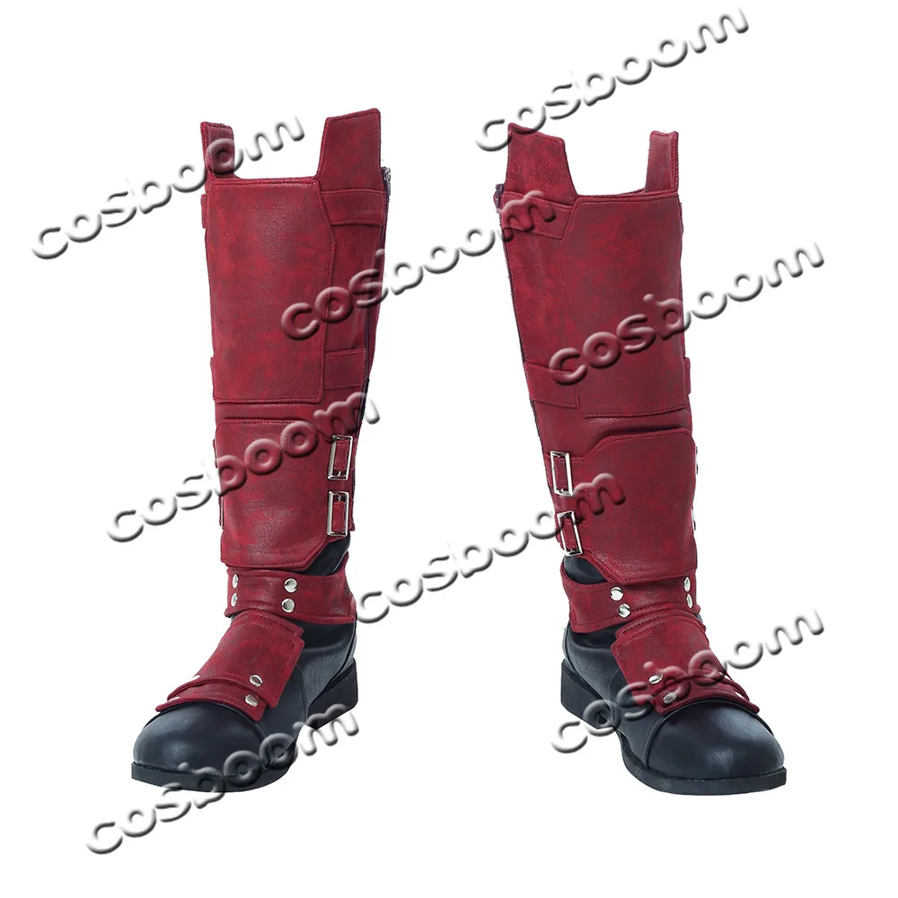 COSBOOM Deadpool 2 сапоги дедпула для взрослых мужские ботинки костюмированной