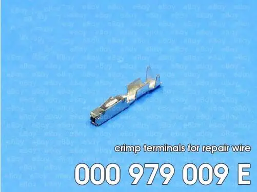 100 шт./лот ECU N 907 647 0 подсветка номерного знака круиз обжимные клеммы (контакты) для