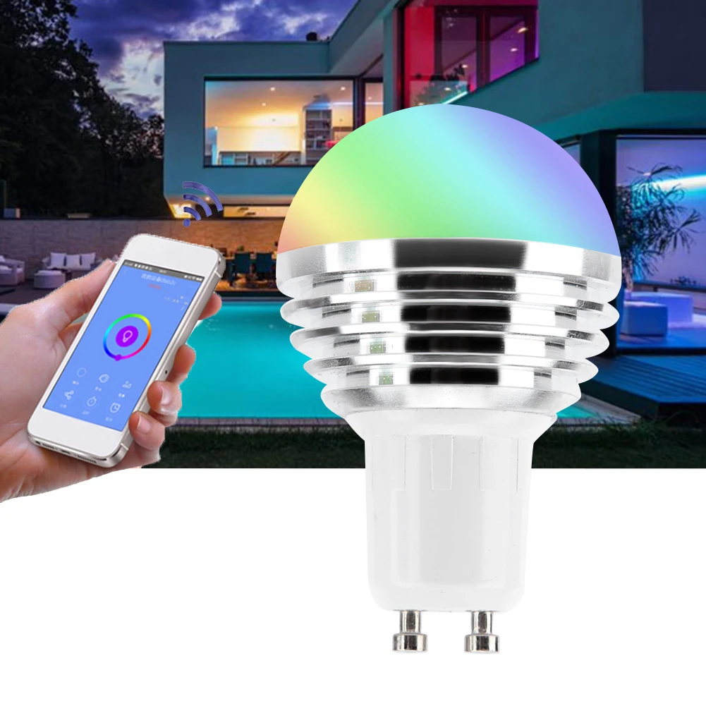 Интеллектуальная беспроводная (Wi-Fi) Светодиодная лампа Светодиодный светильник 6