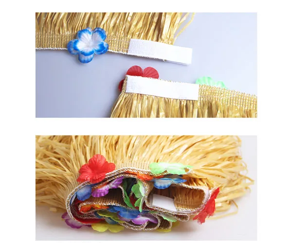 Hula Flower Table Skirt Tableware Dress Hawaii Garland Festival Beach Party Decoration birthday|Украшения своими руками для