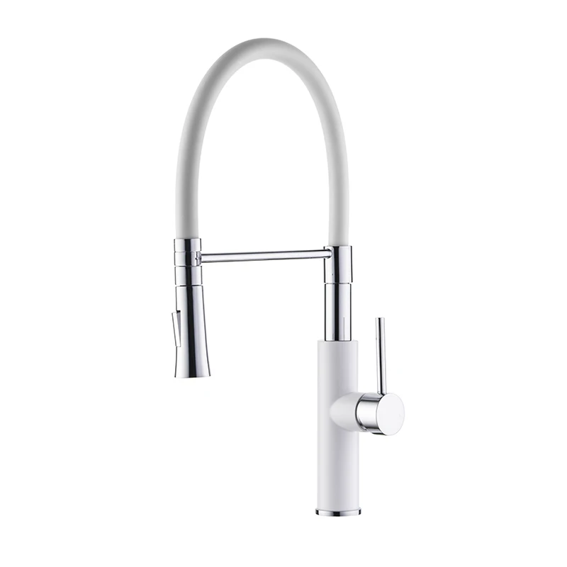 L4097W-3 LEDEME Кухня кран воды краны резиновая трубка Смеситель Torneira Кухня раковина смеситель кран краны латунные смесители L4097 - Цвет: L4097W-3