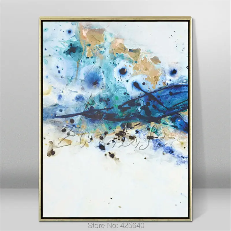Современная абстрактная картина маслом Ручная роспись Гостиная декоративная