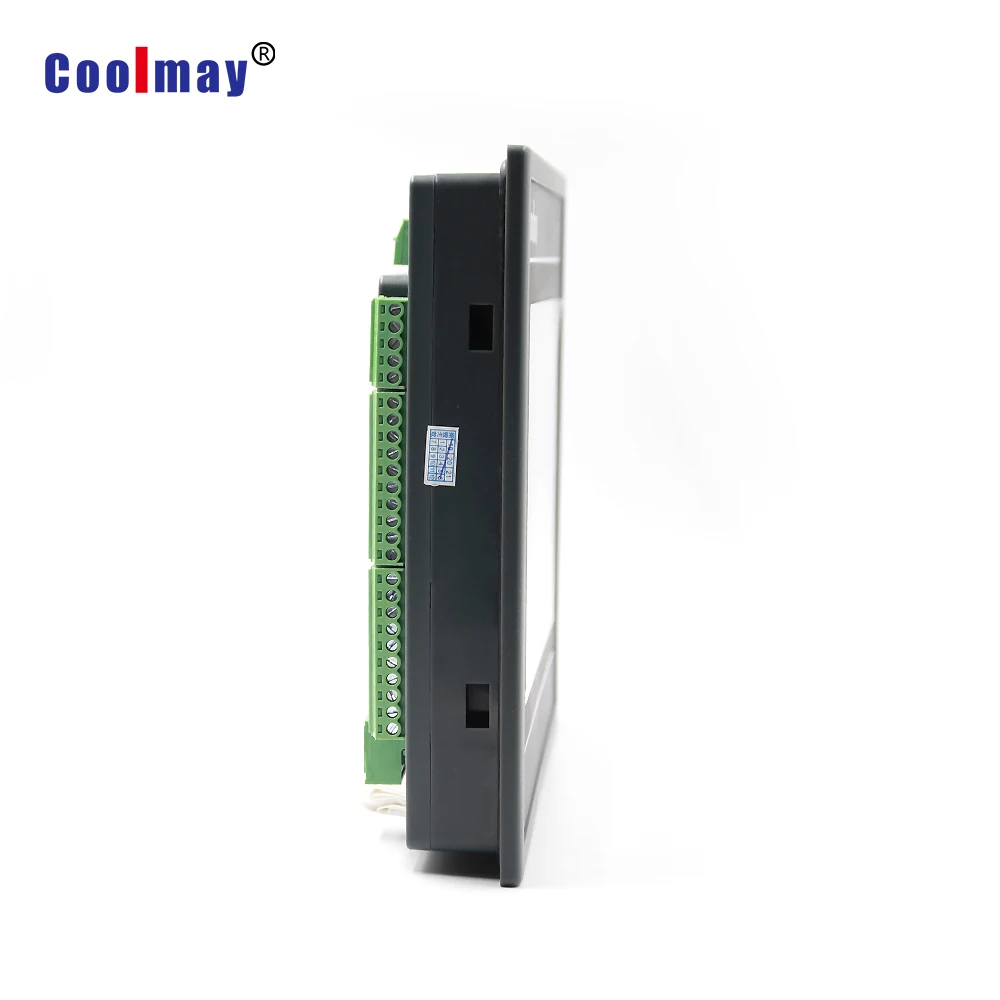 12DI 12DO relay outputs 7 inch hmi plc integrated thermocouple K analog temperature controller modbus tcp rtu protocol | Инструменты