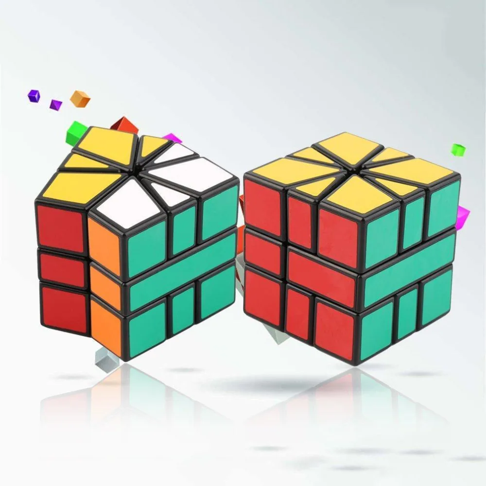 

New Speed Super Square One Plastic Magic Cube Twist Puzzle
