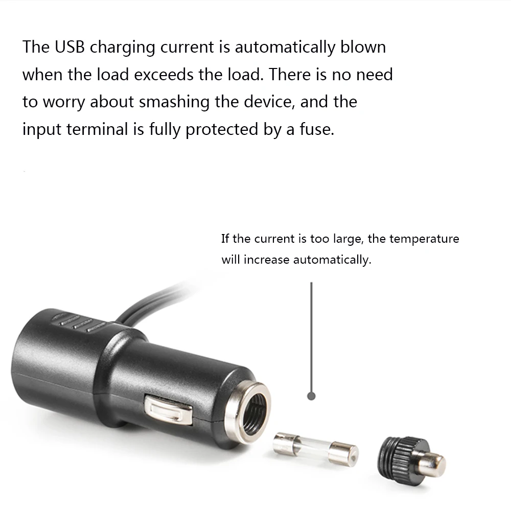 Автомобильное зарядное устройство в виде чашки DOITOP 4 usb-порта 5 2 1 А