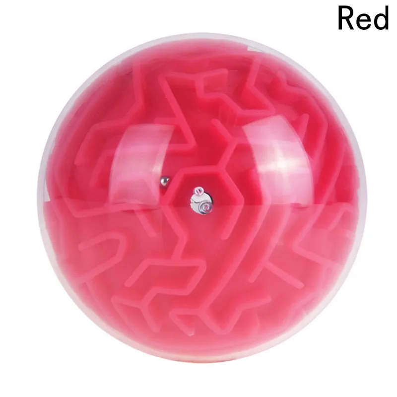 easy Игрушка для детей Волшебный шар миниатюрный Магия 3D шар-лабиринт трехмерный лабиринт головоломка интеллект проходит ребенок подарок на день рождения - Цвет: easy