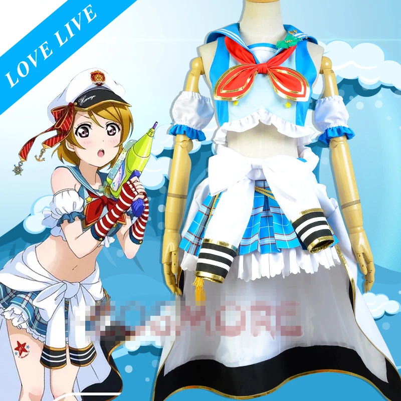 2017 хит продаж косплей ханаё из аниме Lovelive Navy Пробуждение Koizumi Костюм Униформа