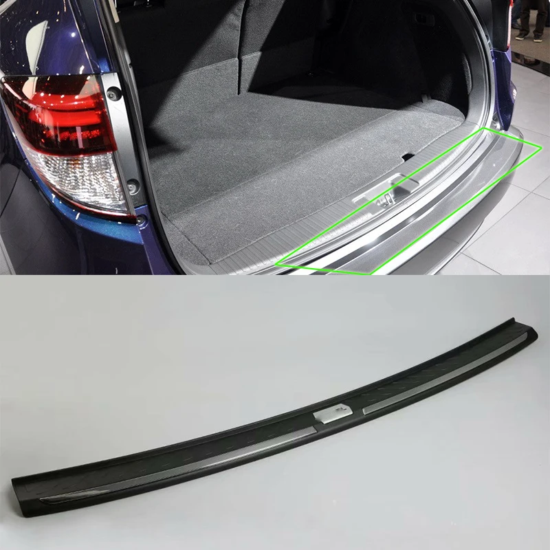 Plastic rear bumper foot plate For VEZEL/HR-V car accessories outer