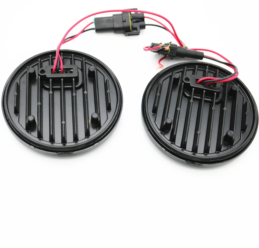 Черный 4 5 дюймовый противотуманный светильник проходящий вспомогательный с DRL Moto