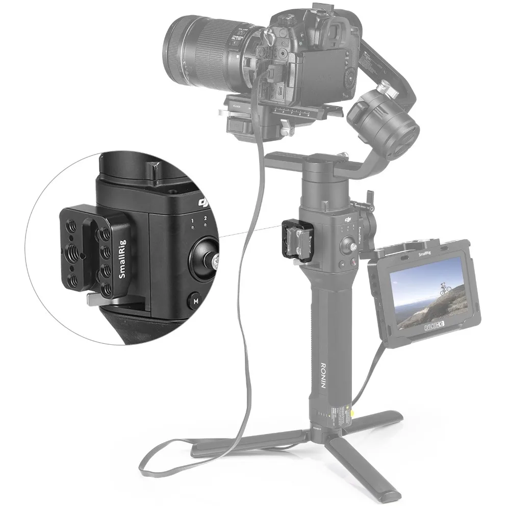 Монтажная пластина SmallRig Ronin-S для DJI Ronin S W/НАТО Rail Arri фиксирующие отверстия