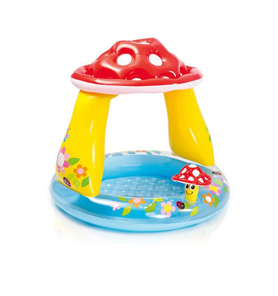 Children Swimming Pool Summer Baby Awning Pools Basin Baby Pool Mushroom Inflatable Garden Pools For Kids Children's Water Pool