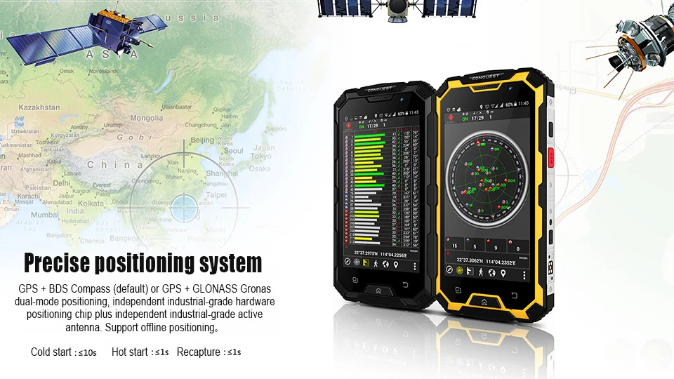 Conquest S8 IP68 водонепроницаемый ударопрочный 4G смартфон 3 ГБ ОЗУ 32 Гб ПЗУ MTK6735 четырехъядерный Android 5,1 6000 мАч аккумулятор мобильный телефон