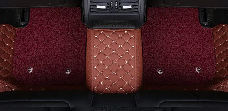 Автомобильный Коврик ковров Земле Коврики для vw golf 4 6 7 Гольф gti mk4 mk5 mk7 Гольф 7 touareg tiguan L