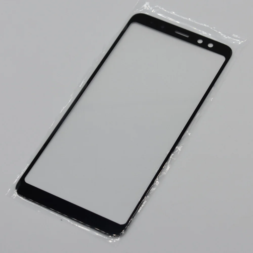 10 шт./лот оригинальная новая внешняя Передняя панель объектива для Samsung Galaxy A8 2018