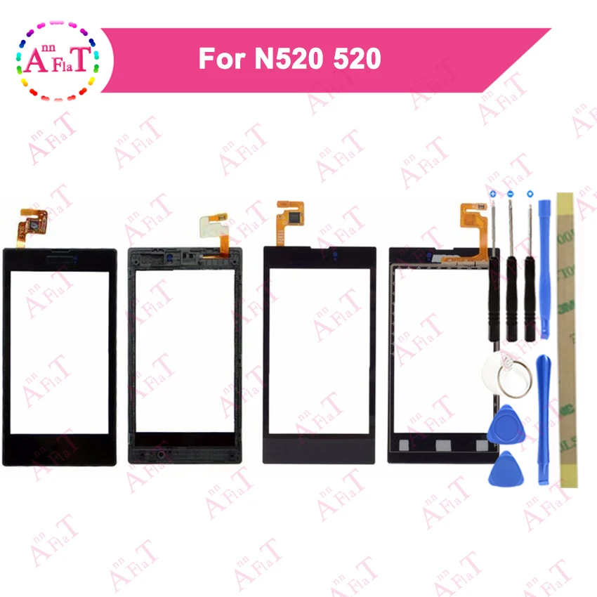 4 0 &quotдля Nokia Lumia 520 N520 сенсорный экран с фронтальным сенсором дигитайзера внешняя