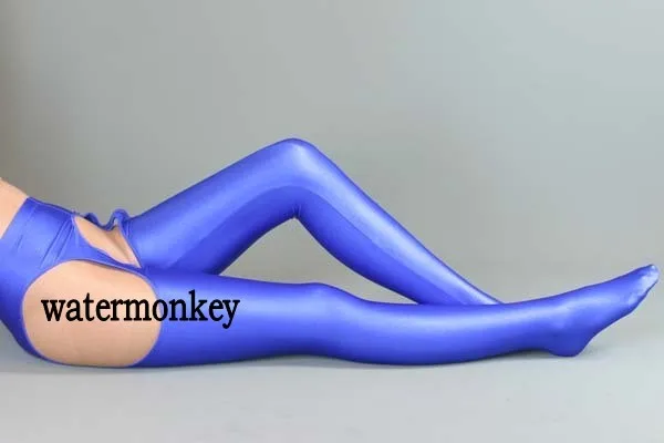 New Style women Sexy Spandex Long Stockings Open Crotch Halloween cosplay many colors |