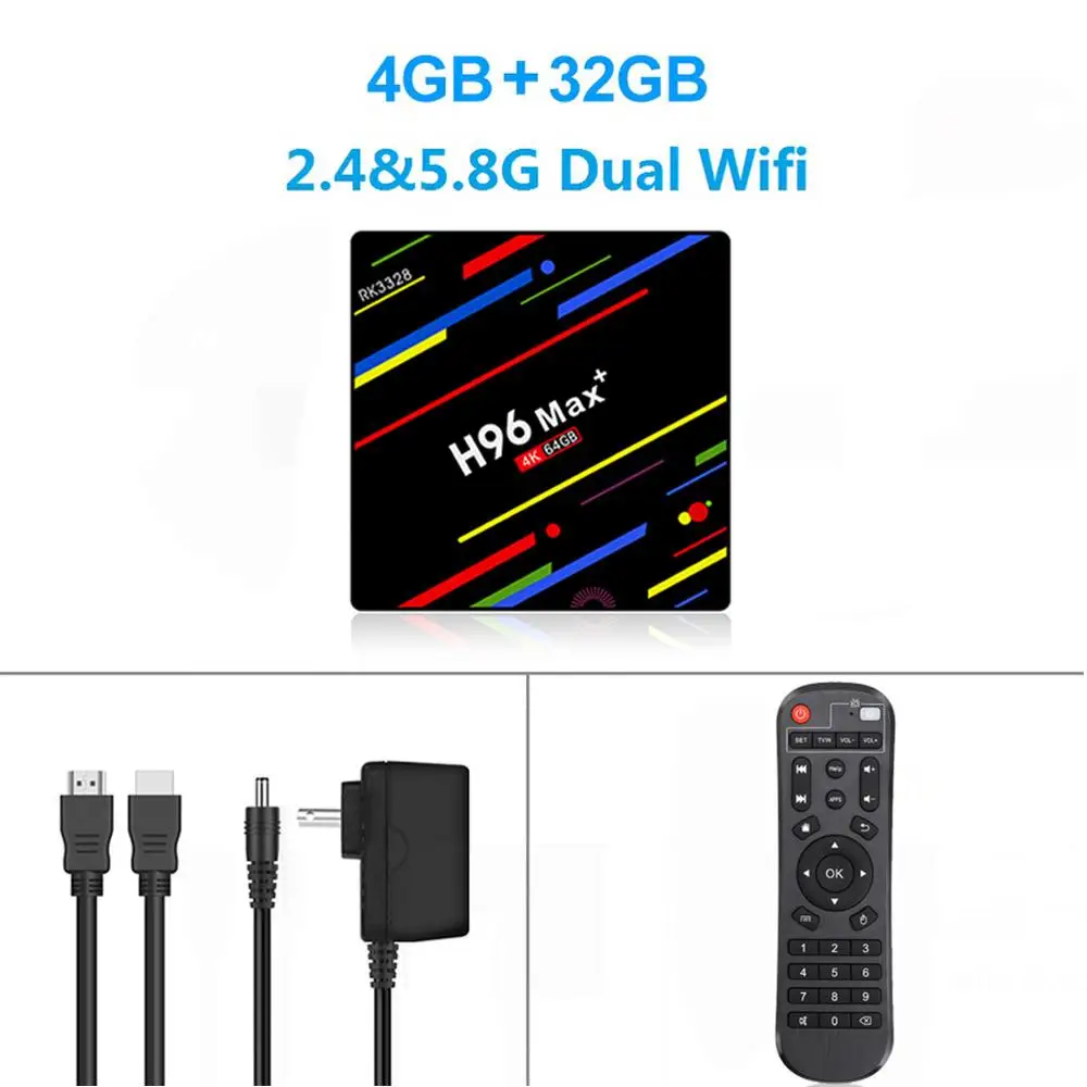 4G 32G ТВ-приставка LEMADO H96 MAX Pro Android 9,0 ТВ-приставка Rockchip RK3328 4 Гб ОЗУ 64 Гб ПЗУ 4K Google плеер магазин смарт-ТВ приставка - Color: 4G 32G
