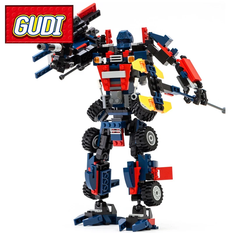 GUDI 8215 Earth Border Fighter 296 шт Обучающие Дети DIY Кирпичи сборка строительных блоков