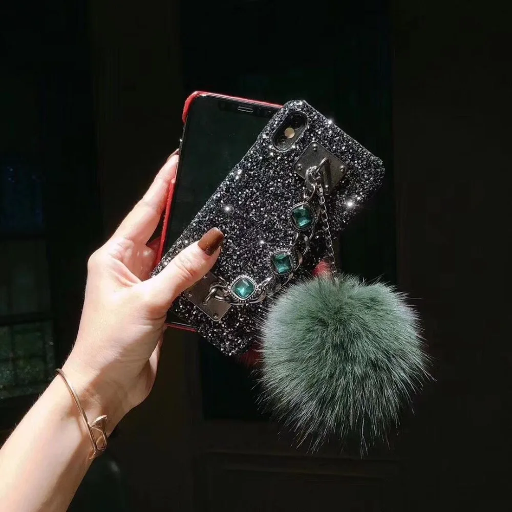 Hazy beauty For iPhone X XS Max XR Case Luxury Glitter Jewelled Pattern Phone Hard Cases iphone 6S 7 8 plus Back Cover |