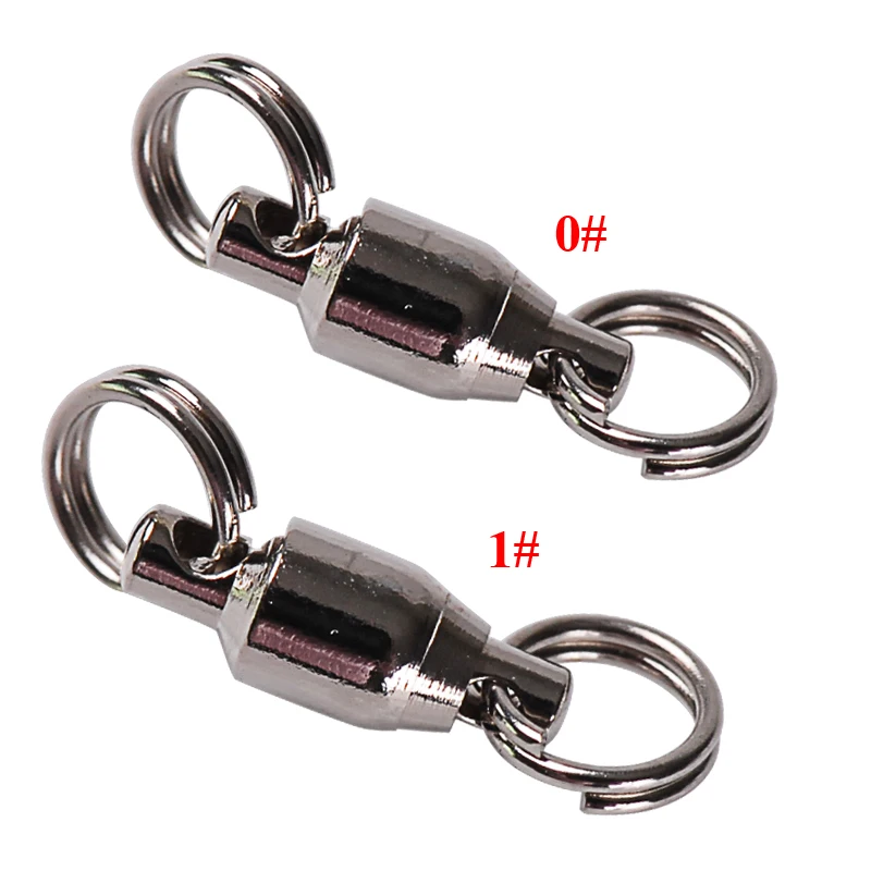 Шарикоподшипник шарнирный из нержавеющей стали 0 #1 # тест 15 кг 20 50 шт.|Рыболовные
