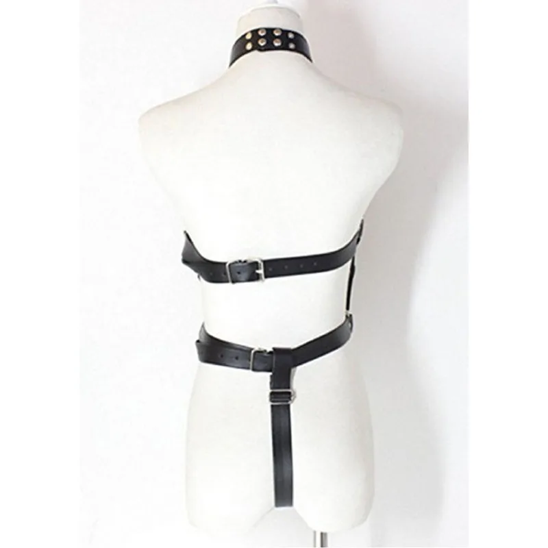 Пояс Связывание тело клетка бюстгальтер набор черный женский сексуальный пояс